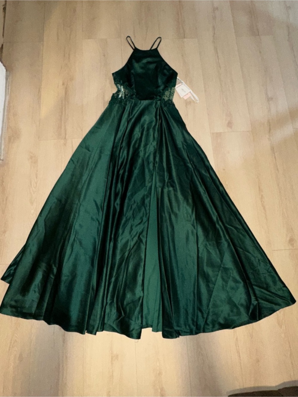 Jules & Cleo Floral Maxi Dress in Green Size 6 NWT